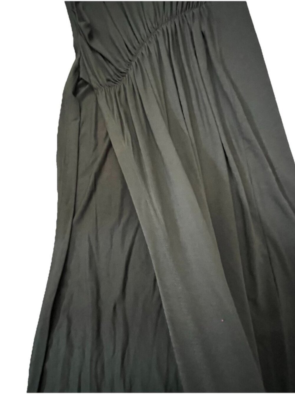 Peruvian Connection Womens Black Sleeveless Maxi Dress Size Small High Side Slit - Picture 3 of 6